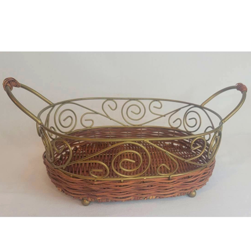 Metal Wire Woven Table Basket
